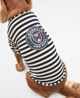 Barbour Printed Logo Striped Dog T-Shirt